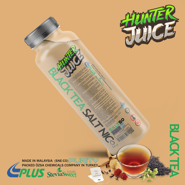 سالت نیکوتین چای سیاه Black Tea هانترجویس 1 سالت نیکوتین چای سیاه Black Tea هانترجویس