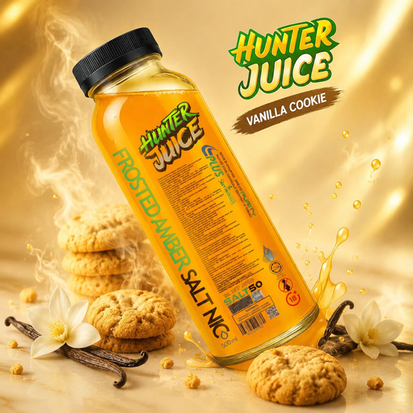 سالت نیکوتین کوکی وانیلی Frosted Amber هانترجویس 1 سالت نیکوتین کوکی وانیلی Frosted Amber هانترجویس