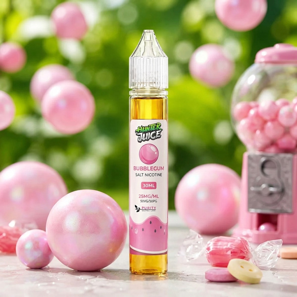 سالت نیکوتین آدامس BubbleGum هانترجویس 30 میل 1 سالت نیکوتین آدامس BubbleGum هانترجویس 30 میل