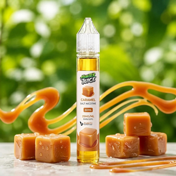 سالت نیکوتین کارامل Caramel هانترجویس 30 میل 1 سالت نیکوتین کارامل Caramel هانترجویس 30 میل