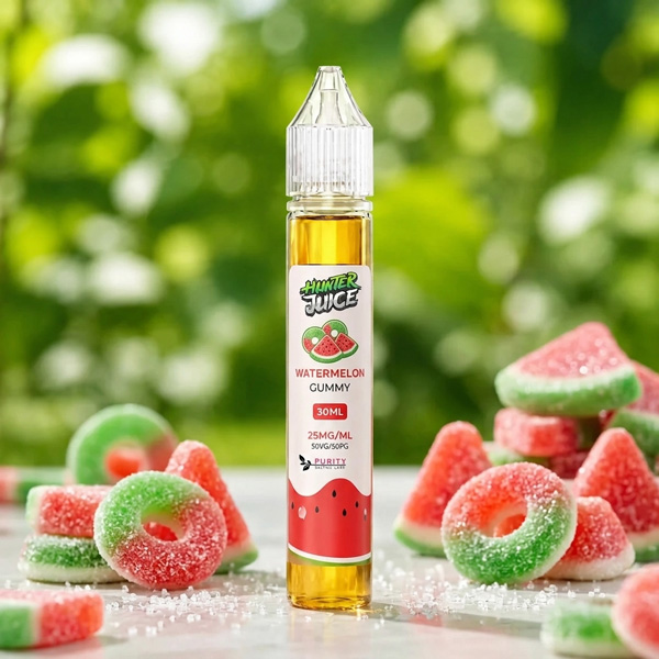 سالت نیکوتین پاستیل هندوانه ای Watermelon Gummy هانترجویس 30 میل
